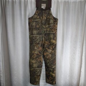 Walls Mens  Distressed Realtree Camouflage Insulated Overalls Size Large 38-40